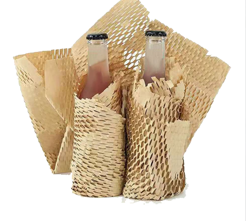 Schutzverpackung Gestanzte Wabenpapier-Pufferrolle