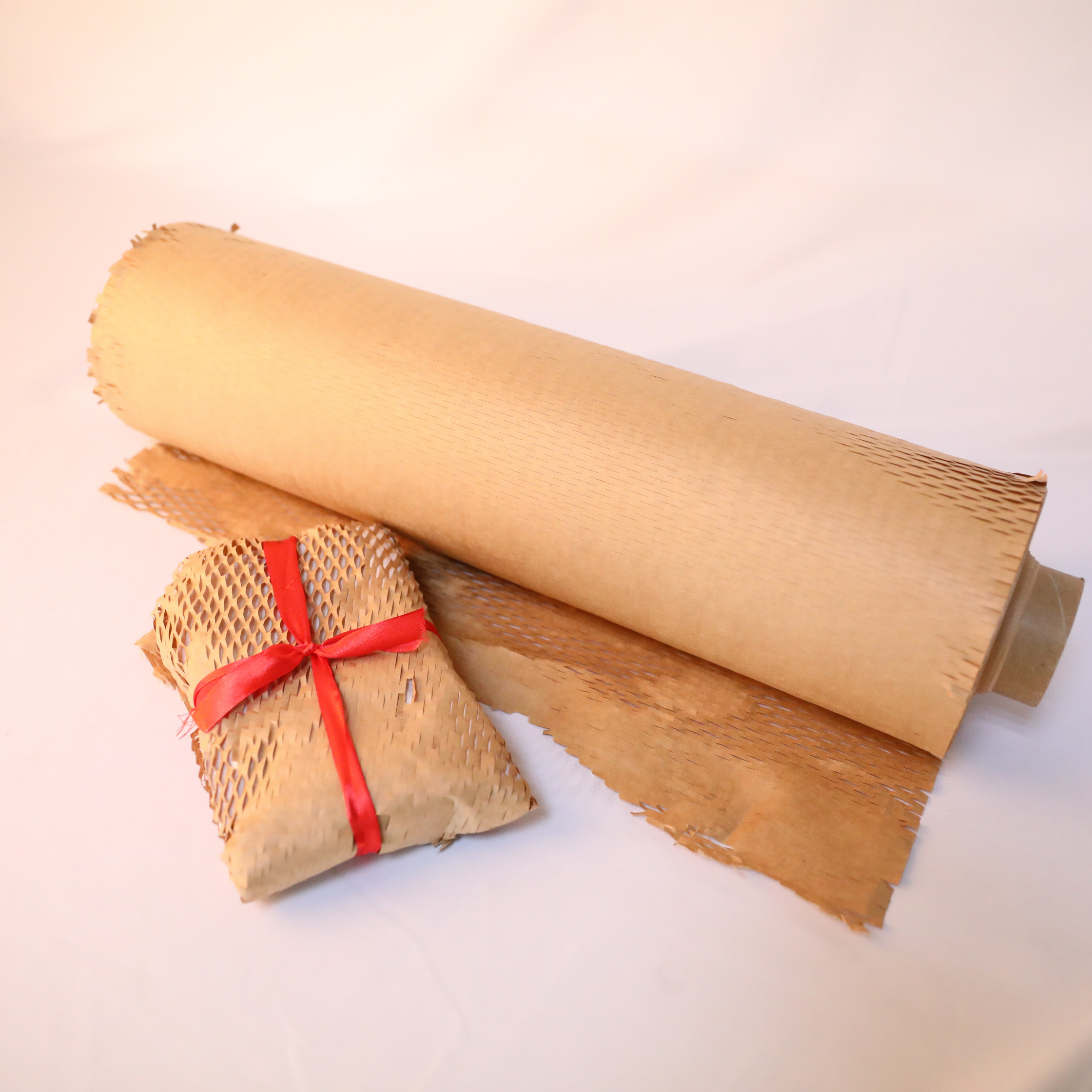 Recycelbares braunes Wabenpapier für Verpackungen