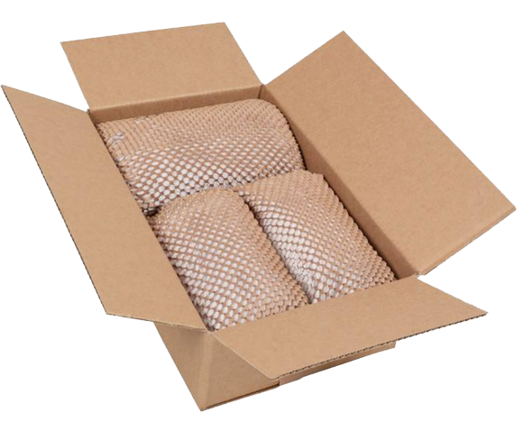 Recycelbare Luftpolsterverpackung Wabenpapier für Waren